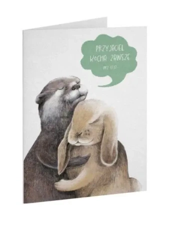 Kartka przyjaźń Przyjaciel kocha zawsze - Szaron