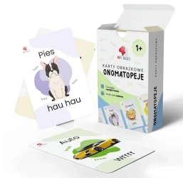 Karty edukacyjne Onomatopeje 34szt - All4Kids