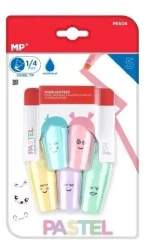 Zakreślacz pastelowy 1,0/4,0mm 5szt - MP Main Paper