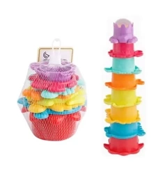 Zabawka do kąpieli kubeczki 2w1 wieża - SWEDE