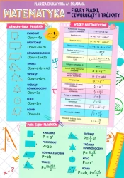 Karta edu składana matematyka - figury A4 - praca zbiorowa