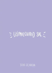 Kartka składana - Uśmiechnij się - Szaron