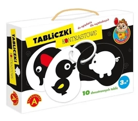 Tabliczki kontrastowe - Sówka mądra główka ALEX - Alexander