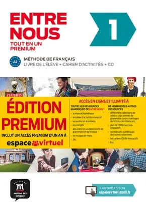 Entre nous 1 Podręcznik z ćwiczeniami PREMIUM - Opracowanie zbiorowe