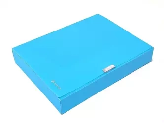 Teczka A4 box 55mm neon niebieska - Panta Plast