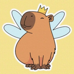 Malowanie po numerach - Kapibara-wróżka Kids - Ideyka