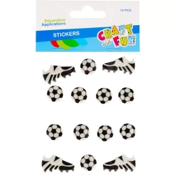 Ozdoba Dekoracyjna Samoprzylepna Eva Piłki Craft with Fun 480889