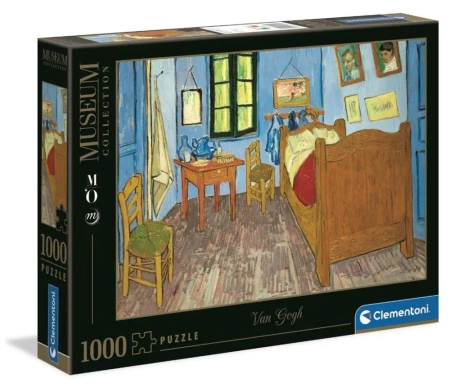 Puzzle 1000 Museum Van Gogh: Bedroom in Arles - Clementoni