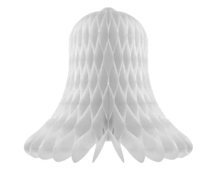 Dekoracja wisząca Dzwonek srebrna 20cm - Godan