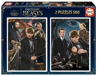 Puzzle 2x500 Fantastyczne Zwierzęta 111553 - Educa