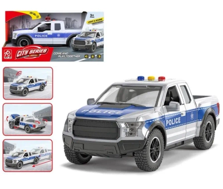 Auto policyjne światło i dźwięk - Trifox