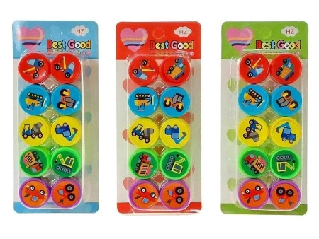 Stempelki 10szt MIX - ADAR