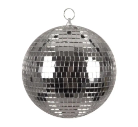 Kula Disco srebrna rozm. 20cm - Godan
