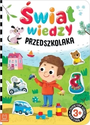 Świat wiedzy przedszkolaka. Edukacyjna książeczka z naklejkami - Agnieszka Bator