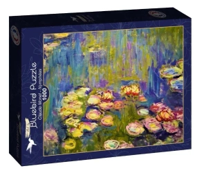 Puzzle 1000 Nenufary, Claude Monet - Bluebird Puzzle