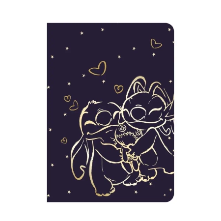 Zeszyt A5 60 k. linia Disney Gold Stitch wzór 1 - PATIO