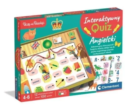 Interaktywny quiz Angielski - Clementoni