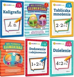 KSIĄŻKI EDUKACYJNE - Dodawanie Mnożenie dzielenie kaligrafia elementarz GRE - Alicja Karczmarska-Strzebońska