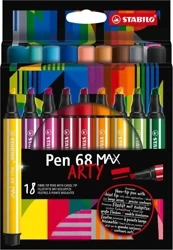Flamaster Pen 68 Max Arty 18szt - Stabilo
