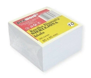 Kostka biurowa biała 85x85x50mm 580K - Penword