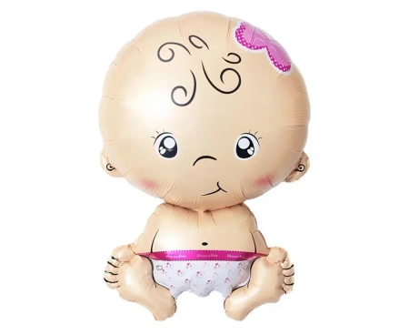 Balon foliowy Baby girl 37x55cm - Godan
