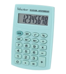 Kalkulator kieszonkowy Vector VC-210 GN
