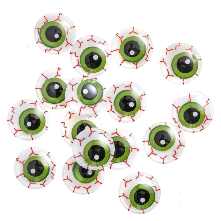 Ruchome oczka hallowen 24mm 16szt - Dalprint dpCraft