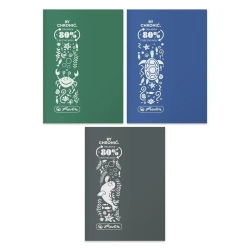 Zeszyt A5/32K kratka Eco PP Ocean colors (10szt) - HERLITZ