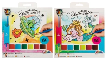 Maluj wodą z pędzlem mix - Icom