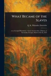 What Became of the Slaves - Doesticks Q. K. Philander