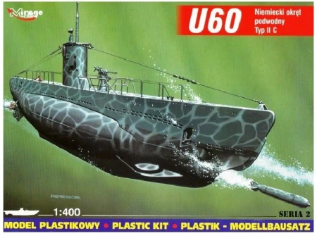 Okręt Podwodny "U60" U-BOOT - Mirage Hobby