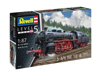 Lokomotywa parowa S3/6 BR18-Tender - Revell
