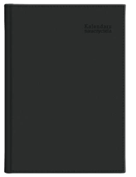 Kalendarz naucz. 2025/2026 B5 tyg. Vivella czarny - praca zbiorowa