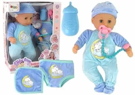 Lalka Bobas + dźwięk - Leantoys