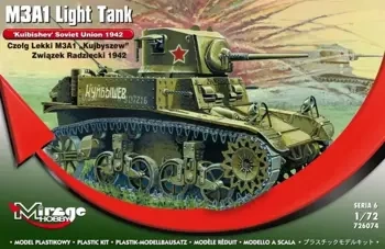 Lekki Czołg M3A1 "KUJBYSZEW" - Mirage Hobby