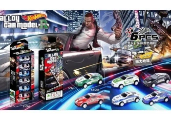 Auta metalowe 6szt - Merkpol