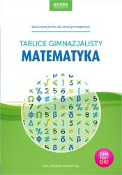 eBook Matematyka. Tablice gimnazjalisty. eBook - Autor zbiorowy