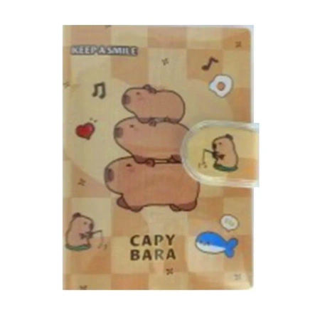 Notes A7 z zamknięciem Kapibara 70 kartek - Dalprint dpCraft