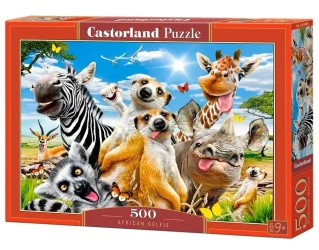Puzzle 500 African selfie CASTOR - Castorland