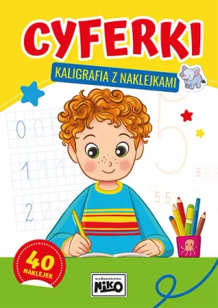 Cyferki - kaligrafia z naklejkami - praca zbiorowa