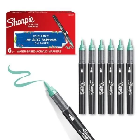 Markery akrylowe morski (6szt) - Sharpie