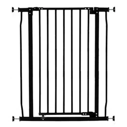 Bramka bezpieczeństwa dla psów Liberty Tall Gate (W: 75-82cm x H: 93cm) - czarna