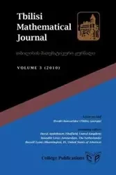 Tbilisi Mathematical Journal Volume 3 (2010) - Inassaridze Hvedri