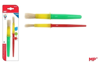 Pędzle dla dzieci z uchwytem Easy grip 2szt - MP Main Paper