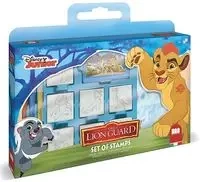 Pieczątki w walizce 7 sztuk Król Lew Lwia Straż - Multiprint