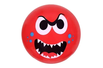 Piłka PVC 230 mm - buźka czerwona - Artyk