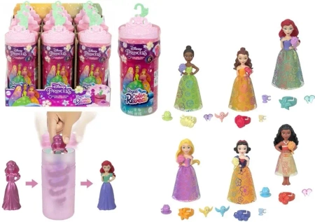 Laleczka Color Reveal Disney kcięzniczka mix - Mattel