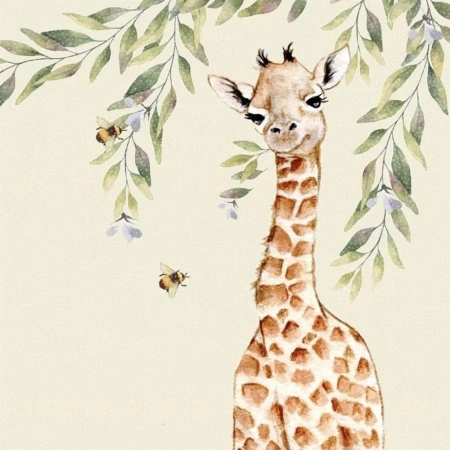 Karnet Swarovski kwadrat CL4712 Żyrafa - Clear Creations