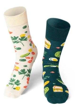 Skarpety długie sałatka jarzynowa 43-46 - Nadwyraz.com