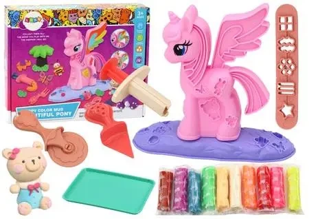 Ciastolina z akcesoriami Jednorożec - Leantoys